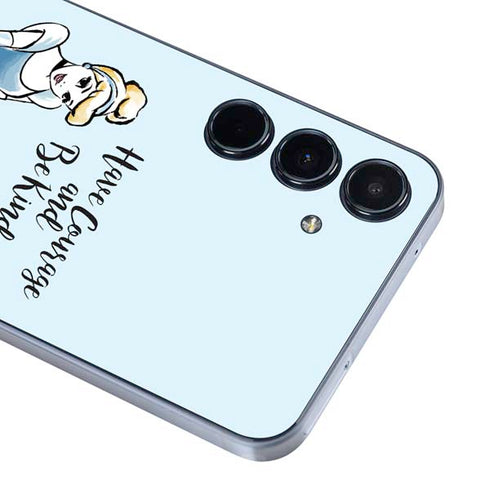 Disney Princess Cinderella Have Courage and Be Kind Art Galaxy A35 5G Skin